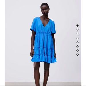 NWT Zara blue summer dress